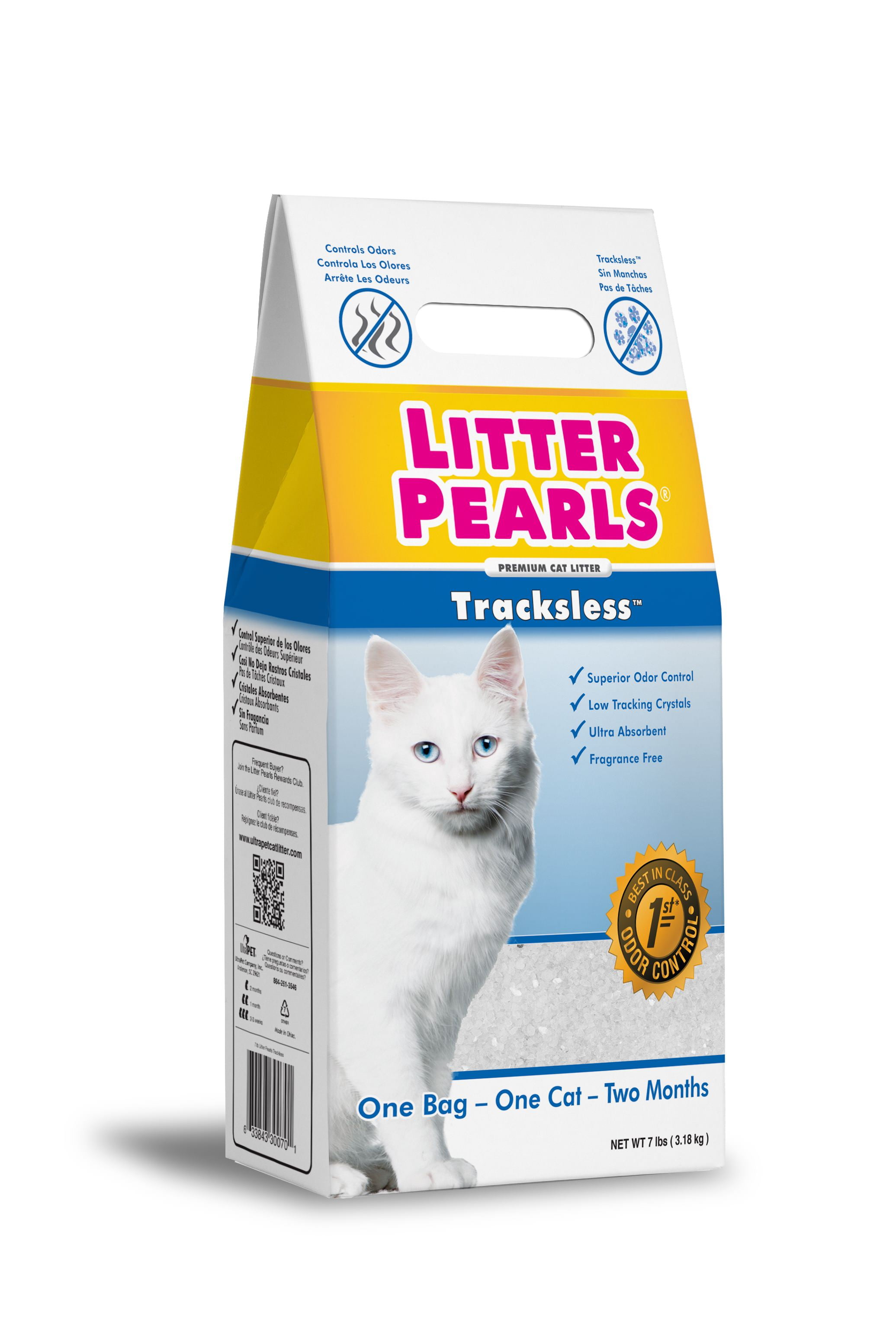 Micro Fresh Scented Non-Clumping Crystal Cat Litter, Martinique
