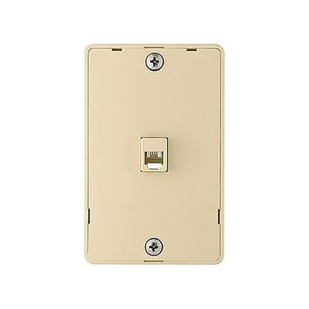 Cooper 3521-4V Ivory Quick Mount Four Wire Telephone Jack and Wall Plate price history on PriceWatchPro