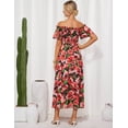 thumbnail image 3 of Vestido de invitada de boda GRACE KARIN Floral Maxi A Line XXL, 3 of 5