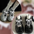thumbnail image 4 of 4Pcs Pearl Shoe Charms 6Pcs Butterfly Moon Star Clip on Charms Pearl Shoelace Charm Bowknot Shoe Clips Decorative Shoe Accessories for Women Sneaker Shoe Decoration, 4 of 4