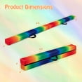 thumbnail image 3 of Costway 8 FT Folding Gymnastic Beam with Anti-slip Base Pine Wood Frame Carrying Handle Multicolor, 3 of 9