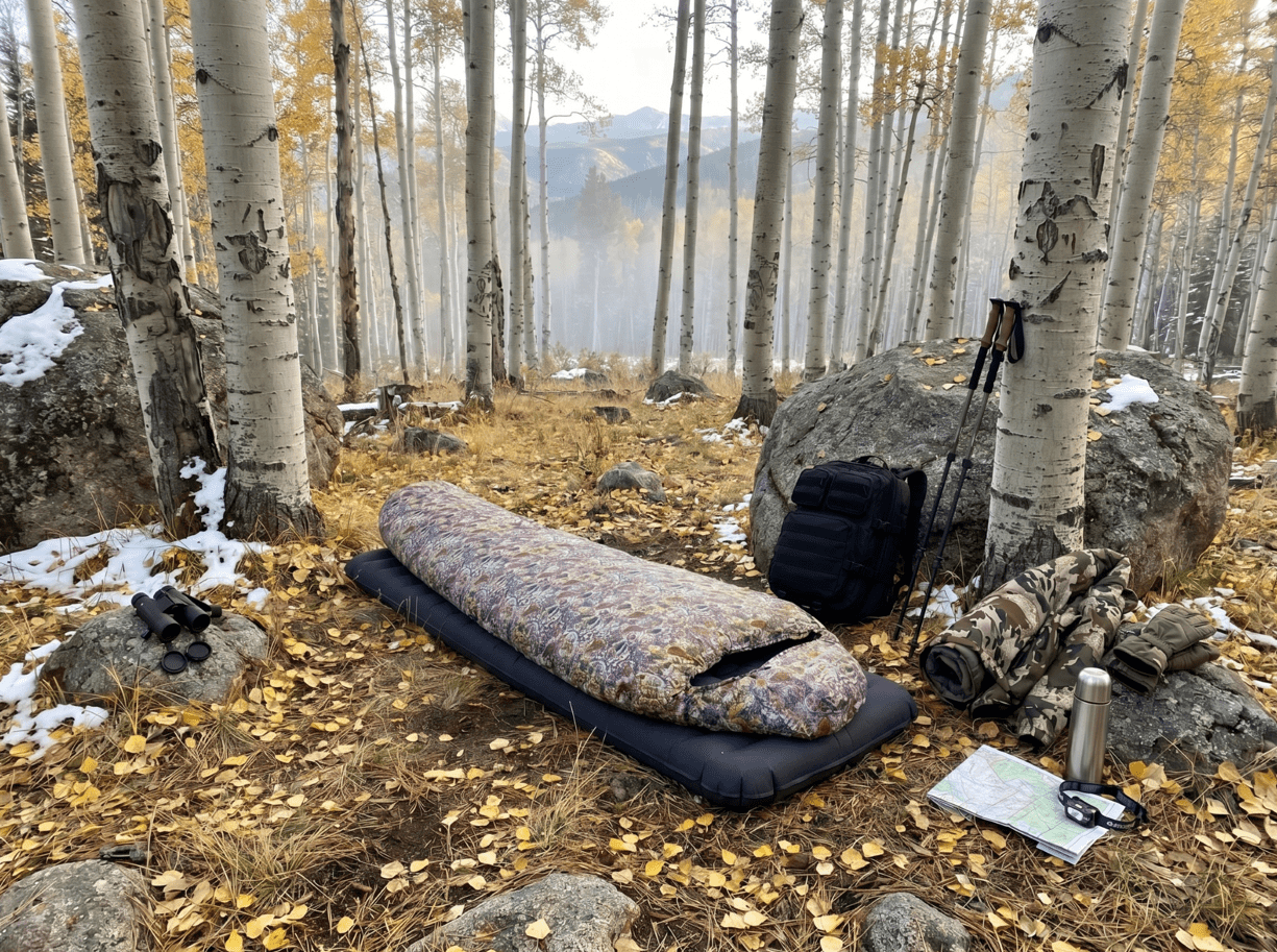 Tundra Rock Moss Camo Mummy Sleeping Bag 0°F Cold Weather Sleeping Bag for Camping & Hunting