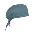 thumbnail image 1 of Bonnet de Sarrau avec Bande Anti-Transpiration, Dos Ajustable à Nouer, Tuque de Sarrau, 1 of 2