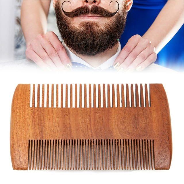 Comb Australian Rosewood Double Sided Beard Potable Comb Fine Toothed Grate Comb