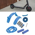 thumbnail image 4 of Electric Scooter Accessories, Rear Mudguard Practical Splashproof Strong Toughness Handbrake Silicone Cover Silicone Grip Scooter Mudguard Set  For Replacement Blue, 4 of 8