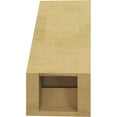 thumbnail image 4 of Ekena Millwork 5"W x 10"D x 10"H Aspen Rough Cedar Woodgrain TimberThane Knee Brace, Primed, 4 of 6