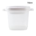thumbnail image 3 of CAROOTU Plastic Cleaning Rice Bean Sieve Hands-Free Kitchen Rice Clean Tool Kitchen Accessories Lunch Box 340/700ml, 3 of 7