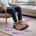 thumbnail image 5 of Shiatsu Foot Massager with Heat, Comfier Foot Massage Machine for Blood Circulation Neuropathy, Gifts for Mom Dad , Purple, 5 of 11