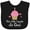 AB-Black, variant on Inktastic 1st Birthday Cupcake Girls Cute Girls Baby Bib