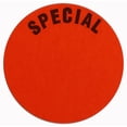 thumbnail image 1 of Special Stickers, 1.5" Round, Fluorescent Red, 1000, 1 of 3