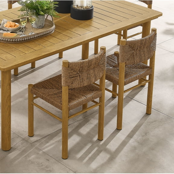 Parkland Dining Side Chairs Set of 2 in Natural