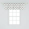 thumbnail image 2 of Ambesonne Lotus Window Valance, Ethnic Flowers Yoga Elements, 42" x 18", Pink Multicolor, 2 of 3