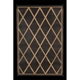 thumbnail image 1 of 9 x 12 ft. Reversible RV Outdoor Patio Mat, Black & Beige, 1 of 1