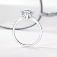 thumbnail image 6 of 2ct Round Cut Wedding AAA Cz 925 Silver Women's Love Heart Fashion Ring Size 4-9, 6 of 8