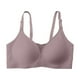 thumbnail image 5 of Brasier Tela de Mantequilla Sujetador Push up sin Aros para Mujer, Talla Grande, Escote En V Profundo, Suave, sin Costuras, Fino, para Pecho Grande y Pequeño Grande, 5 of 5