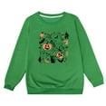 thumbnail image 1 of Chandail à Capuche d'Halloween pour Filles, Doux et Confortable, Tenue Décontractée Automne Hiver pour Tout-Petits, Manches Longues, Col Rond, 1 of 3