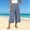 B_ Navy, variant on women capri wide leg resort capri pants high waist drawstring elastic waist side pocket tropical orchid leaf print flowy cropped pant beach market wear Black S
