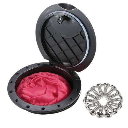 9 Inch Hole Deck Plate Kit Deck Hatch with Cat Bag for Kayak Boat Fishing Rigging