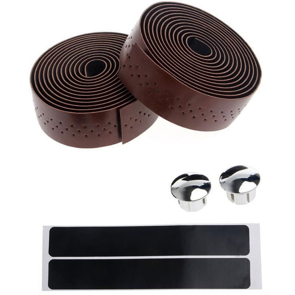 Naierhg 2Pcs Fixed Gear Bike Road Bicycle Handlebar Porous Straps Bands for Cycling
