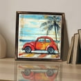 thumbnail image 3 of Retro Car Beach Palm Tree Wooden Sign Wall Plaque - Vintage Art Decoration, Wall Decoration - Ideal Gift For Home Decoration, Living Room, Bathroom, Bedroom, Garden, Dining, Bar, Cafe, Festival Par, 3 of 7