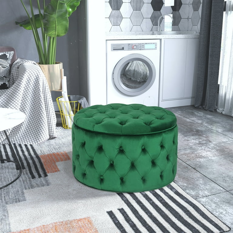 Velvet laundry storage stool online