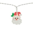thumbnail image 4 of Northlight LED Micro Santa Claus Christmas Light Set - 8" Clear Wire - 10ct, 4 of 4