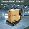 thumbnail image 5 of CoolDolly 880 lbs. Capacity Folding Platform Truck Push Hand Cart Dolly, 5 of 11
