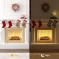 thumbnail image 2 of DIY 5D diamante pintura calcetín de Navidad árbol de Navidad decoración luminosa fiesta decoración FLhrweasw Nuevo, 2 of 6