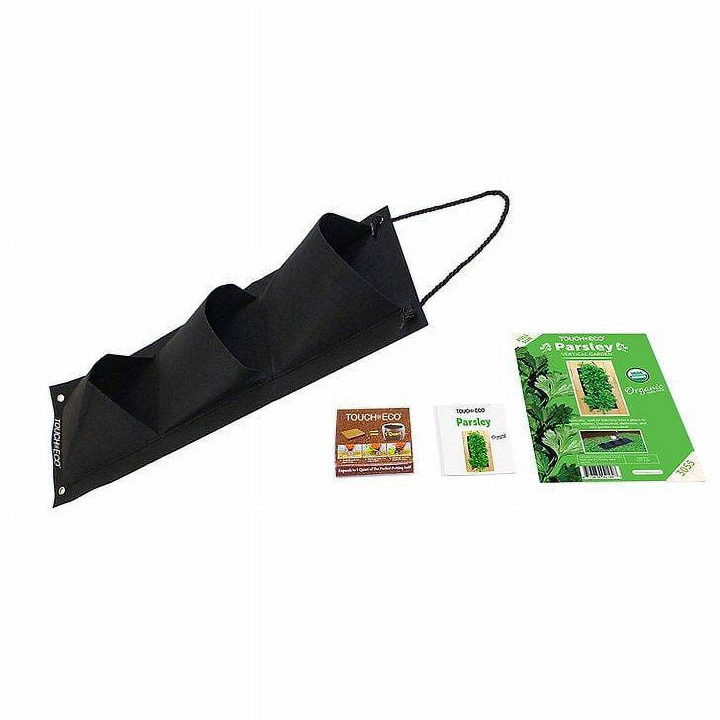 Organic Hanging Parsley Herb Kit With Soil Block