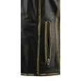 thumbnail image 6 of Milwaukee Leather MLL4527 Women's Stretch Side Panel Distress Brown Leather Motorcycle Rider Vest w/ Lacing Detail X-Large, 6 of 8