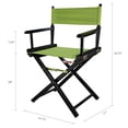 thumbnail image 5 of 18" Director's Chair Black Frame-Lime Green Canvas, 5 of 5