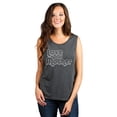 thumbnail image 2 of Love Your Mother Women's Fashion Sleeveless Muscle Tank Top Tee Charcoal Grey X-Large, 2 of 4