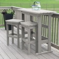 thumbnail image 3 of Highwood 3-pc Lehigh Balcony Set - Bar Height, Outdoor, Eco-friendly, Synthetic Wood, 3 of 8