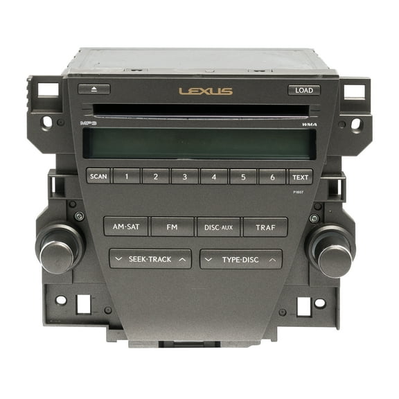 Restored 2007-2009 Lexus ES350 AM FM Radio Sat Single Disc CD Player 8612033720 Opt P1807 (Refurbished)