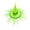 C, variant on Virelaxpo Battery Operated LED Witch Hat Glowing Jagged Ghost Hat For Halloween Yard Tree Porch Party Decoration