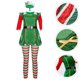 thumbnail image 3 of 1 juego de disfraces de Navidad, ropa de mujer, vestido de actuación, disfraz de niña, disfraz de elfo, 3 of 4