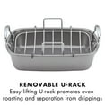 thumbnail image 6 of Circulon 17 x 13 Inch Nonstick Bakeware Roaster with U-Rack, 6 of 7