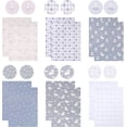 thumbnail image 3 of HomeJoy Baby Shower Wrapping Paper Sheet - 12 Sheets Adorable Sheep Design Folded Flat for Birthday, Party, Baby Showers - 19.7 Inch X 27.5 Inch Per Sheet, 3 of 17