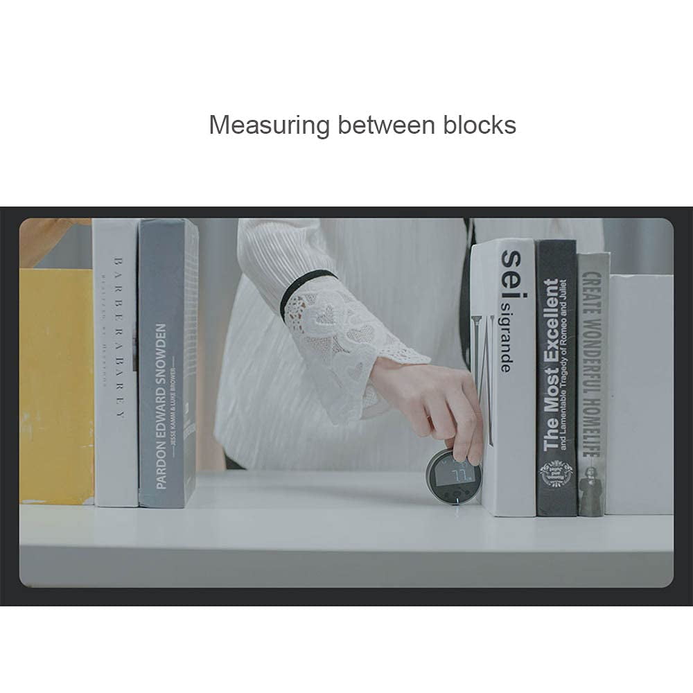 324 Ft Electronic Digital Tape Measure with LCD Display Digital Ruler Rechargeable Small Smart Rolling Measuring Tool for Flat Curved Diameter Odd Shape Ideal Surprise for You