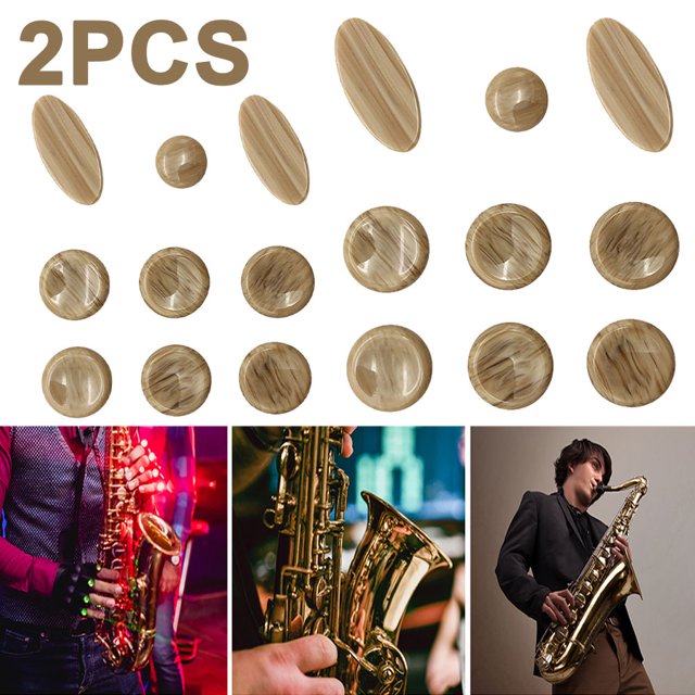Piezas Repuesto para Saxofón Soprano Instrumentos Musicales Accesorios (Caqui)