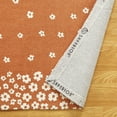 thumbnail image 4 of Superior Wildflower Floral Boho Indoor Area Rug, Rust, 3' x 5', 4 of 4