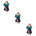 thumbnail image 3 of Jumpingount Elegante traje de baño para mujer: siéntete segura y hermosa en la playa Cómodo traje de baño de secado rápido para mujer Canglan Type1 NO1, 3 of 6