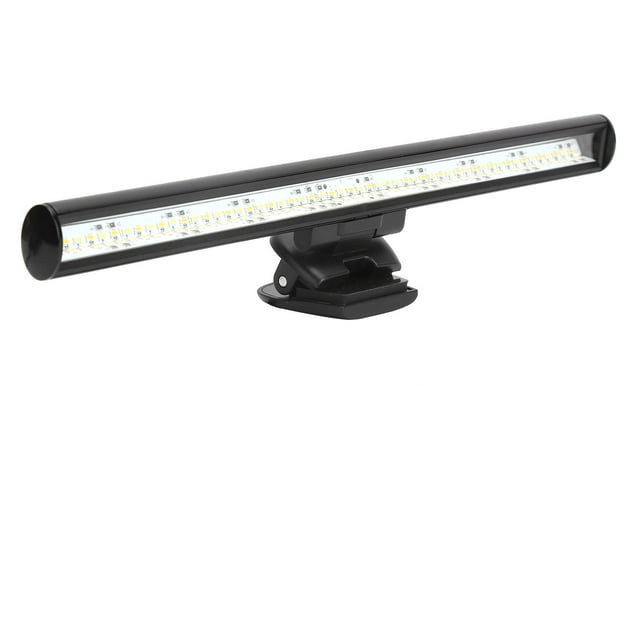 Lámpara de lectura para pantalla de portátil con temperatura de color ajustable y luz LED para monitor de computadora