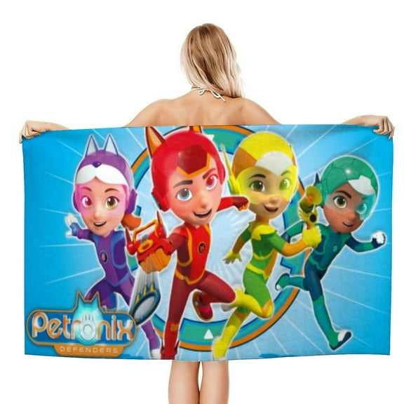 Petronix Defenders Gifts Beach Towel for Women Girl Birthday Inspired Fan Bath Outdoor Music Lover