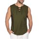 thumbnail image 2 of Men's Cotton Linen Tank Top Shirts Casual Stylish Men’s Shirts Sleeveless Beach Hippie Tops S, 2 of 5