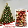thumbnail image 5 of Christmas Balls Ornaments Set for Xmas Tree -16 PCS 2.36 inch Muti-Styles Shatterproof Hanging Balls Pendants for Christmas Tree Wreath Wedding Holiday Party Decoration, 5 of 6