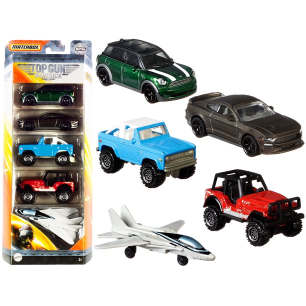 "Top Gun Maverick" (2021) Movie 5 piece Set Diecast Models by Matchbox