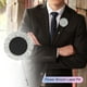 thumbnail image 4 of Pin de Solapa para Hombre Uxcell Hecho a Mano Boutonnieres Broche para Traje para Hombres Accesorios de Boda/Baile de Graduación [8.5cm, Gris Plateado], 4 of 7