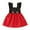 Red, variant on Aayomet Girls Dress Girl's Flutter Sleeve Stretchy A-Line Swing Flared Skater Party Dress,Red 3-6 Months