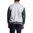 thumbnail image 3 of G-Style USA Men's Letterman Baseball Varsity Jacket VJ100A - GREY/CHARCOAL - Large, 3 of 6